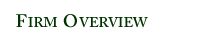 Firm Overview